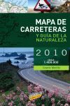 MAPA DE CARRETERAS Y GUÍA DE LA NATURALEZA DE ESPAÑA 1:400.000 - 2010.