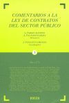 COMENTARIOS A LA LEY DE CONTRATOS DEL SECTOR PUBLICO (4 VOLUMENES