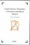 EXPRESIONES FORMULAS Y TERMINOS JURIDICOS LATINOS