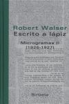 ESCRITO A LAPIZ MICROGRAMAS VOL.II (1926-1927) -23