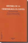HISTORIA DE LA CRIMINOLOGIA EN ESPAÑA