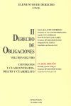 ELEMENTOS DE DERECHO CIVIL II. DERECHO DE OBLIGACIONES. VOLUMEN 2º. VOLUMEN SEGUNDO. CONTRATOS Y CUASICONTRATOS.