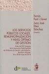 LOS SERVICIOS PÚBLICOS LOCALES. REMUNICIPALIZACIÓN Y NIVEL OPTIMO DE GESTION