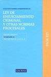 LEY DE ENJUICIAMIENTO CRIMINAL Y OTRAS NORMAS PROCESALES 09/10