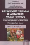 CONSECUENCIAS TRIBUTARIAS DE LA SEPARACIÓN, NULIDAD Y DIVORCIO TEORÍA Y PRÁCTICA