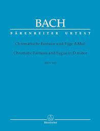 BARENREITER BACH FANTASIA Y FUGA CROMATICA BWV 903 URTEXT RE MENOR