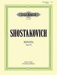 SONATA VIOLONCHELO Y PIANO OP.40 - SHOSTAKOVICK